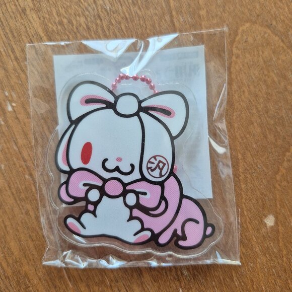 Brand New Mori Chack All pupose Bunny Gloomy Bear keychain From YumeTwins Japan - Picture 4 of 6